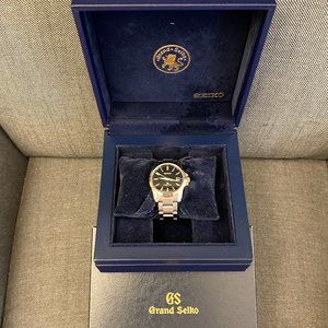 Grand Seiko -  SBGX055 Men's Stainless Steel Wristwatch w/ OEM GS Crocodile